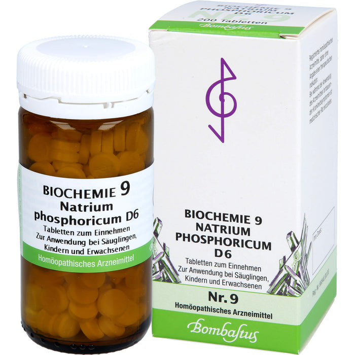 Biochemie 9 Natrium phosphoricum Bombastus D6 Tbl., 200 St TAB
