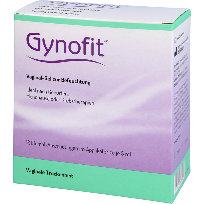 Gynofit Vaginal-Gel zur Befeuchtung, 12 St. Einzeldosisbehältnisse