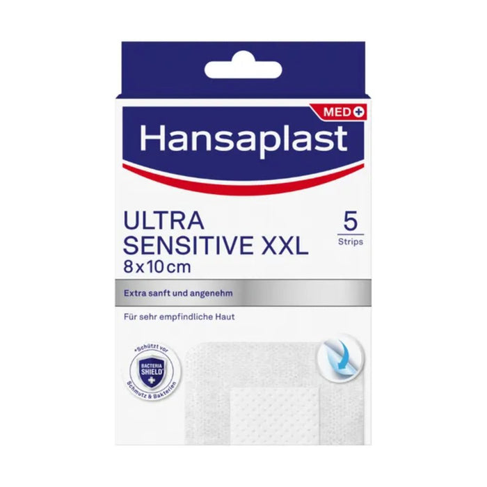 Hansaplast Wundverband Ultra Sensitive 8 x 10 cm XXL, 5 St. Verband