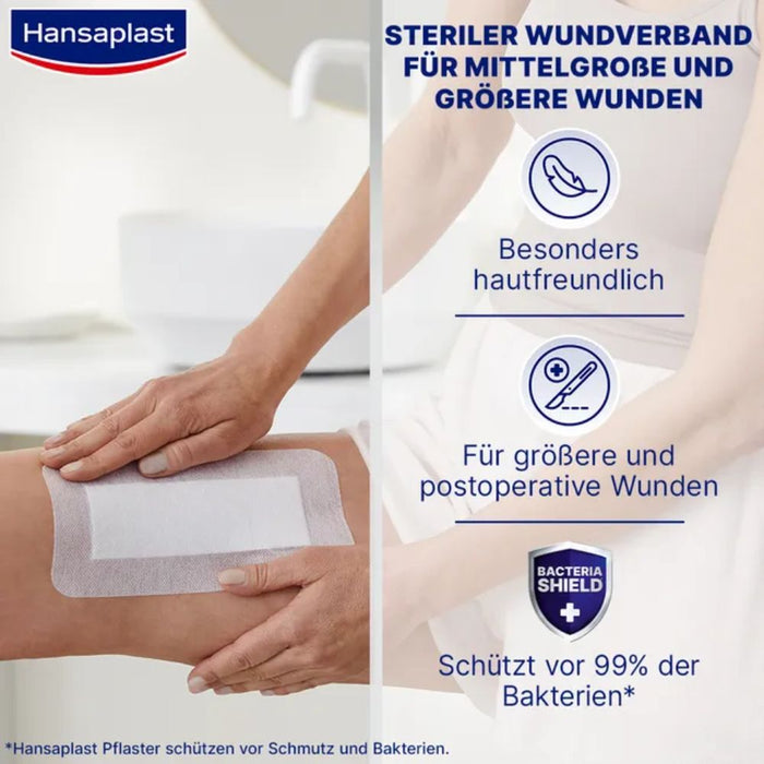 Hansaplast Wundverband 4XL Steril Sensitive 10 x 20 cm, 5 pcs. Patch