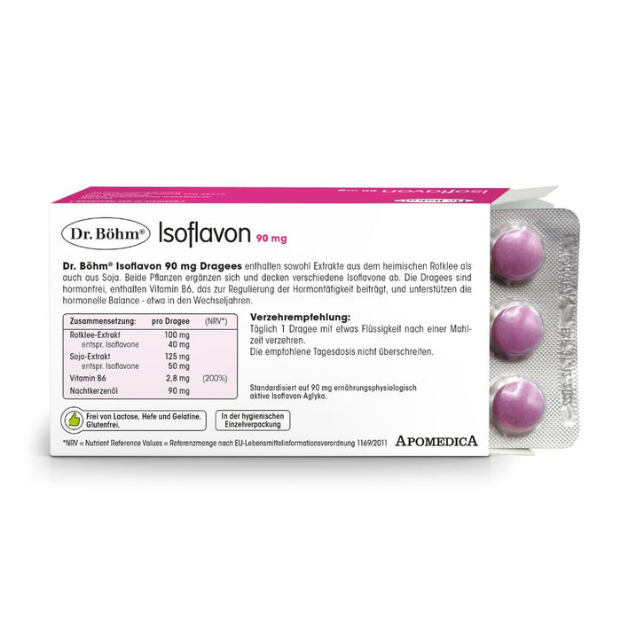 Dr. Böhm Isoflavon forte 90 mg, 60 pc Dragées