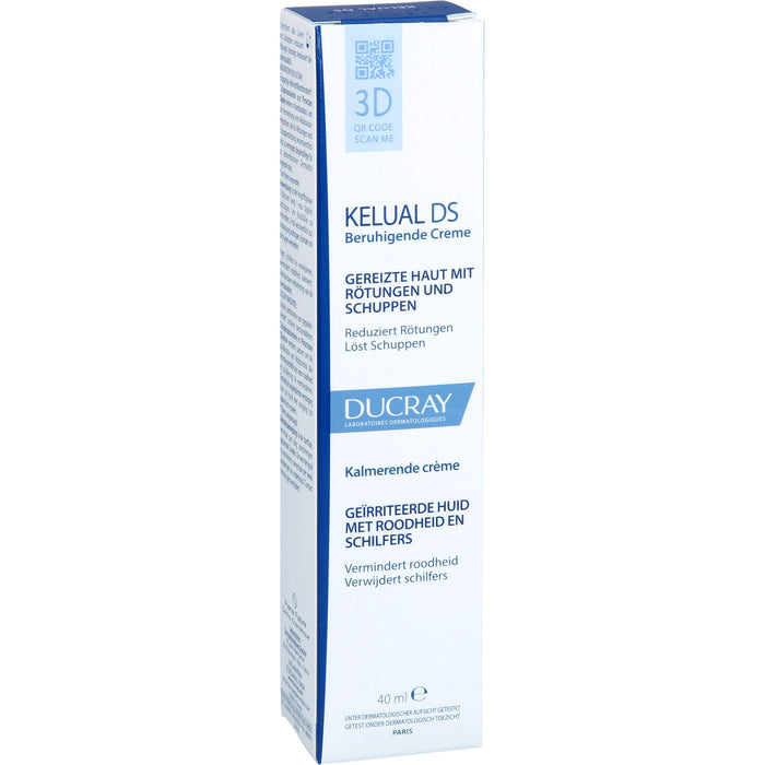 DUCRAY KELUAL DS beruhigende Creme reduziert Rötungen und löst Schuppen, 40 ml Crème