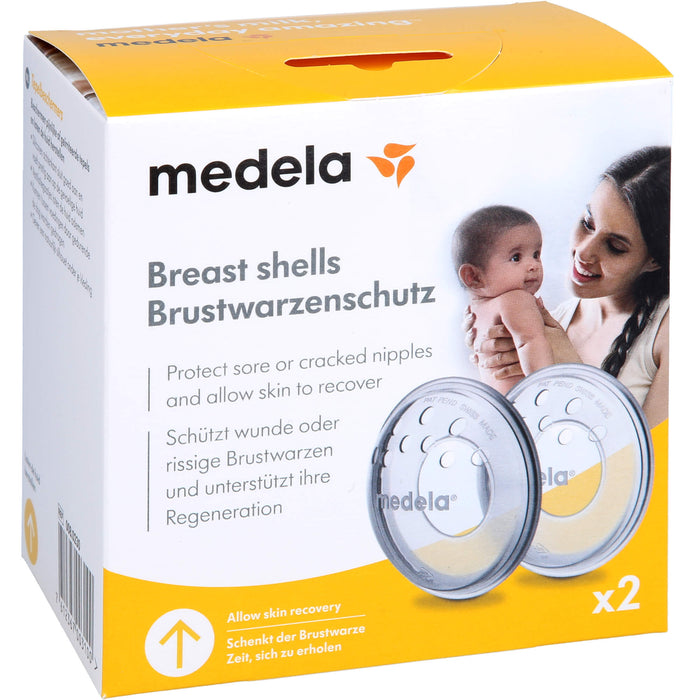 Medela Brustwarzenschutz Schalen mit Silikon-Auflage, 2 pcs. Accessory