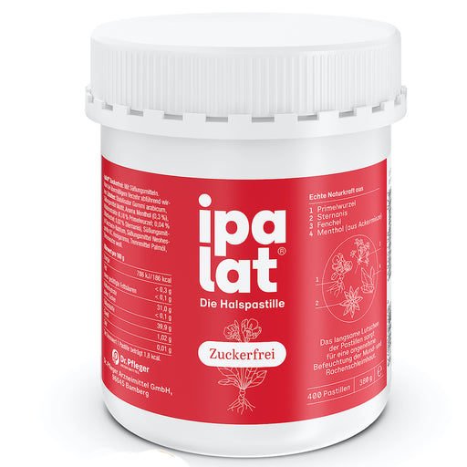 ipalat Die Halspastille Zuckerfrei, 400 St. Pastillen