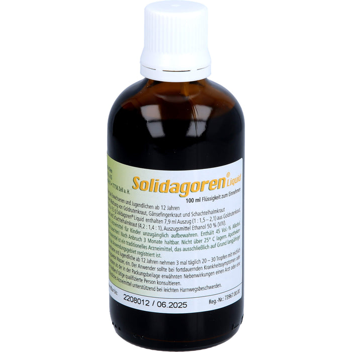 Solidagoren Liquid unterstützend bei leichten Harnwegsbeschwerden, 100 ml Solution