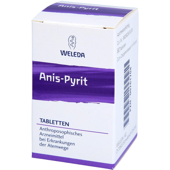Anis pyrit WELEDA Tbl., 80 pcs. Tablets