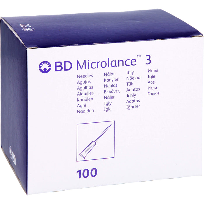 BD Microlance 3 Kanülen 25 G 1 0,5 x 25 mm, 100 St. Kanülen