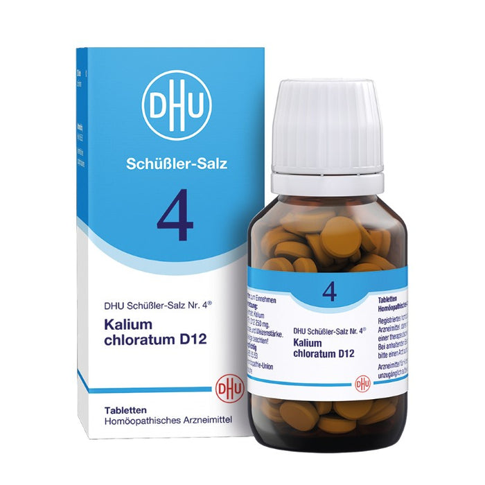 DHU Schüßler-Salz Nr. 4 Kalium chloratum D12, 200 St. Tabletten