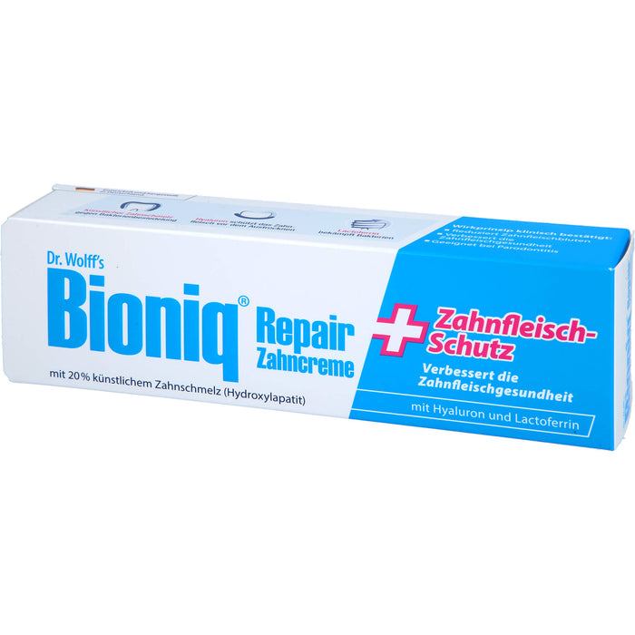 Bioniq Repair Zahncreme Plus beugt Zahnfleischbluten vor, 75 ml Zahncreme