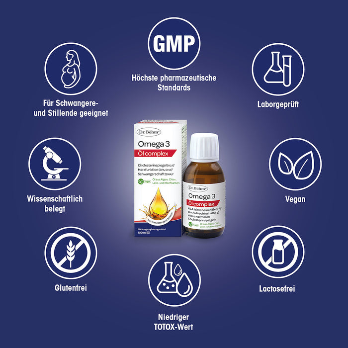 Dr. Böhm Omega 3 Öl complex, 100 ml Öl