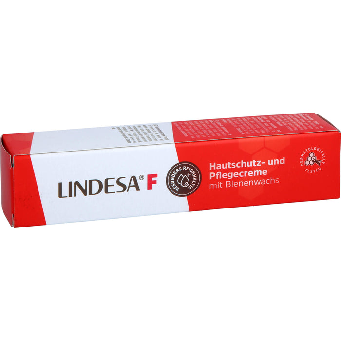 Lindesa F Hautschutz- und Pflegecreme mit Bienenwachs, 50 ml Crème