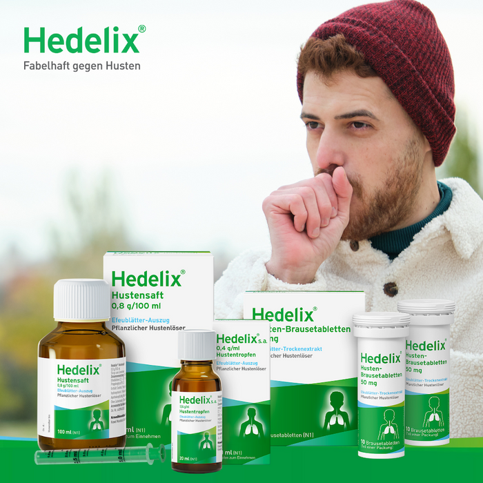 Hedelix Hustensaft – sanft und wirkungsvoll, 100 ml Lösung