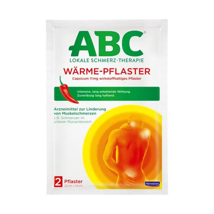 ABC Wärme-Pflaster zur Linderung von Muskelschmerzen, 2 St. Pflaster