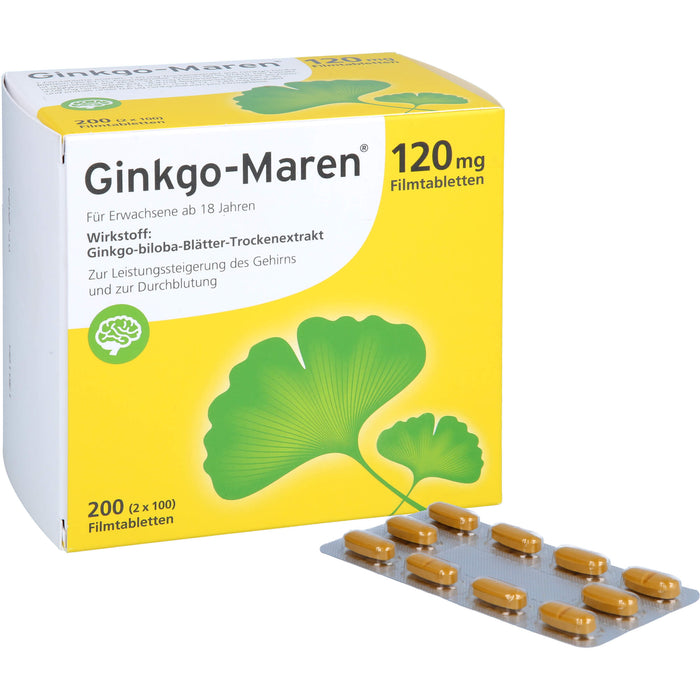 Ginkgo-Maren® 120 mg Filmtabletten, 200 St FTA