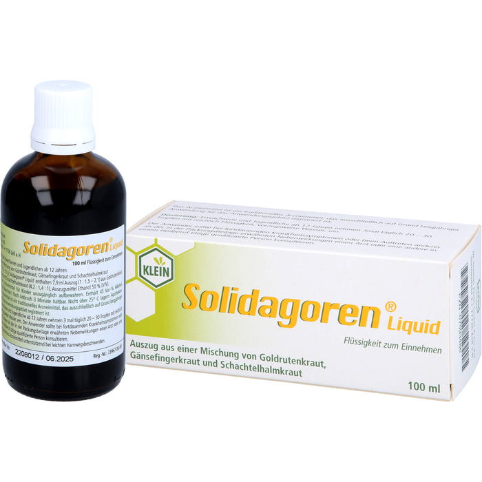 Solidagoren Liquid unterstützend bei leichten Harnwegsbeschwerden, 100 ml Solution