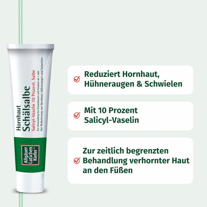 Allgäuer LK Hornhaut Schälsalbe, 50 g Ointment