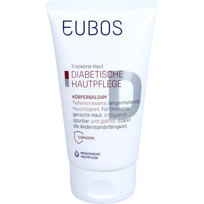 EUBOS diabetische Hautpflege Körperbalsam für trockene Haut, 150 ml Lotion