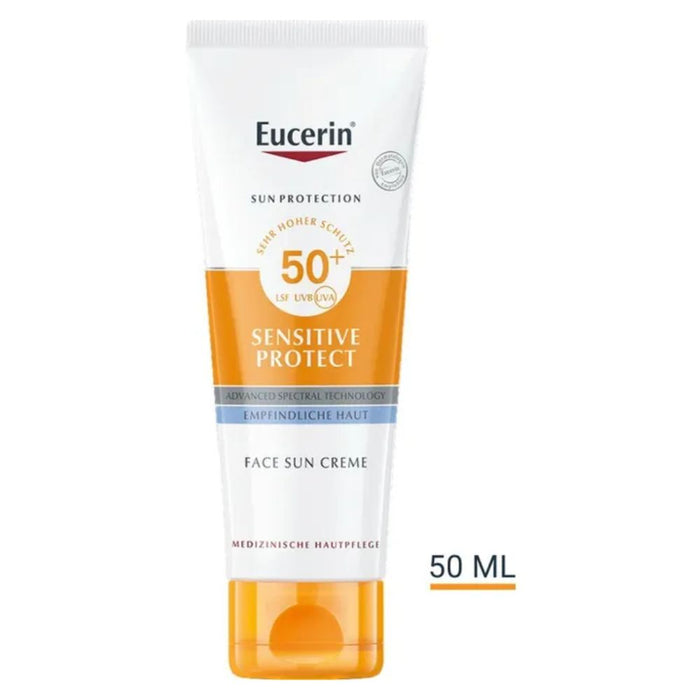 Eucerin Sensitive Protect Face Sun Creme LSF 50+, 50 ml Cream