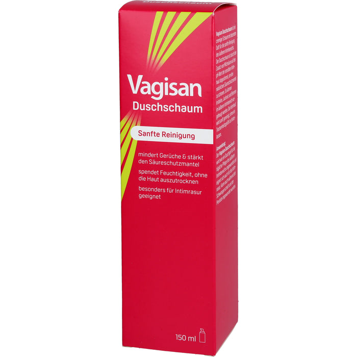 Vagisan Duschschaum zur sanften Reinigung des äußeren Intimbereichs, 150 ml Schaum