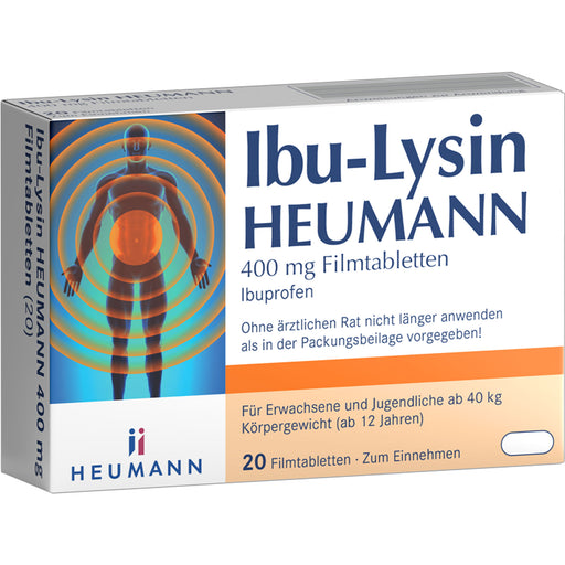 HEUMANN  Ibu-Lysin 400 mg Filmtabletten, 20 St. Tabletten