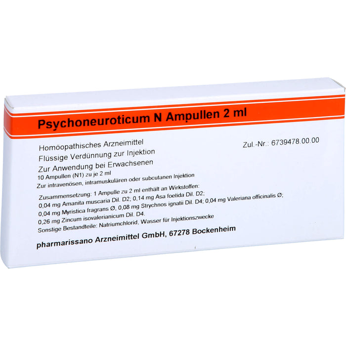 Psychoneuroticum N flüssige Verdünnung, 10 pc Ampoules