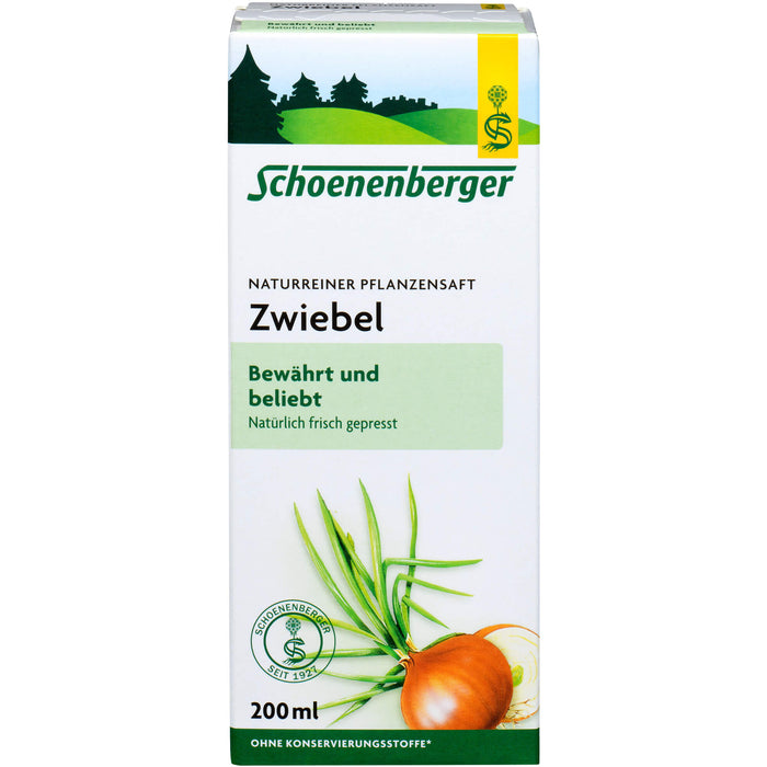 Schoenenberger Naturreiner Pflanzensaft Zwiebel, 200 ml Lösung