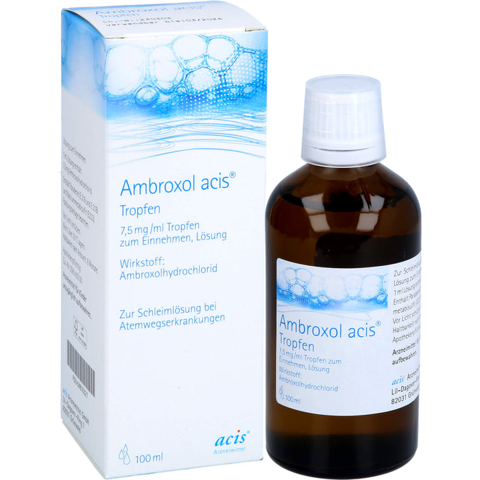 Ambroxol acis  Tropfen, 7,5 mg/ml Tropfen zum Einnehmen, Lösung, 100 ml Solution