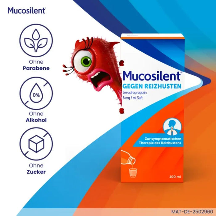 Mucosilent Saft gegen Reizhusten, 100 ml Lösung