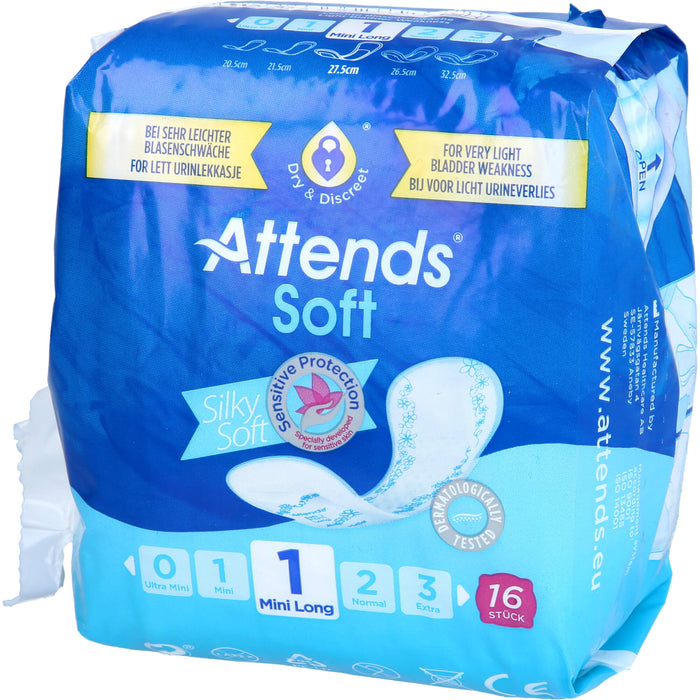 Attends Soft 1 Mini Long Vorlage, 16 pc Dépôts