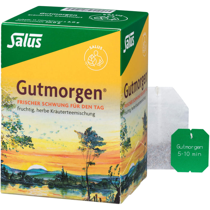 Salus Gutmorgen  Kräutertee aromatisiert, 15 pc Sac filtrant