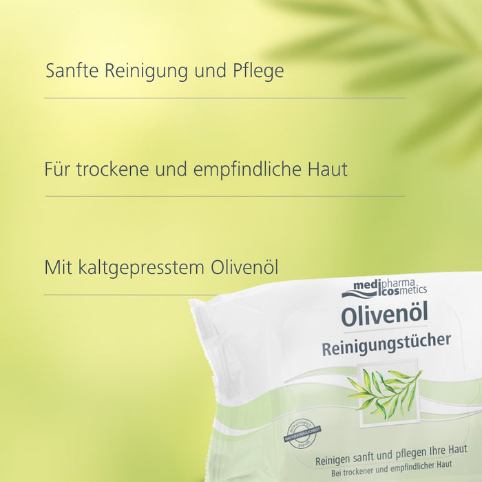 Olivenöl Reinigungstücher, 25 pcs. Cloths