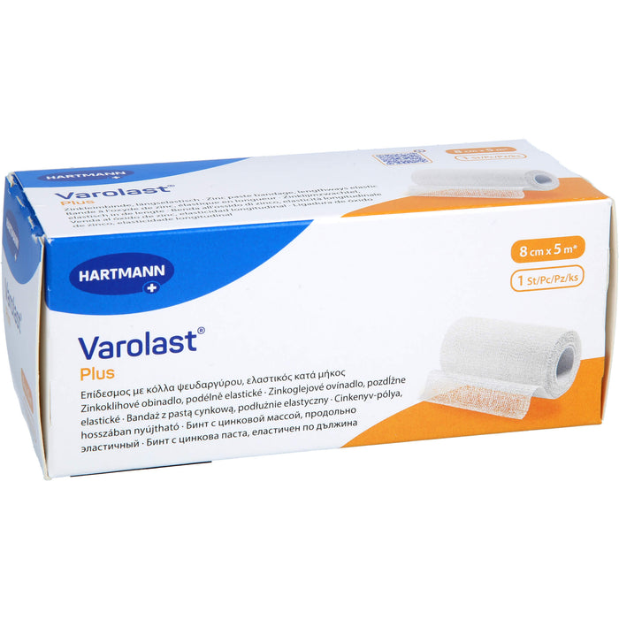 Varolast Plus 8 cm x 5 m Zinkleimbinde, 1 pcs. Pack