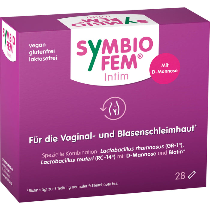 Symbiofem Intim Pulver für die Vaginal- und Blasenschleimhaut, 28 St. Beutel