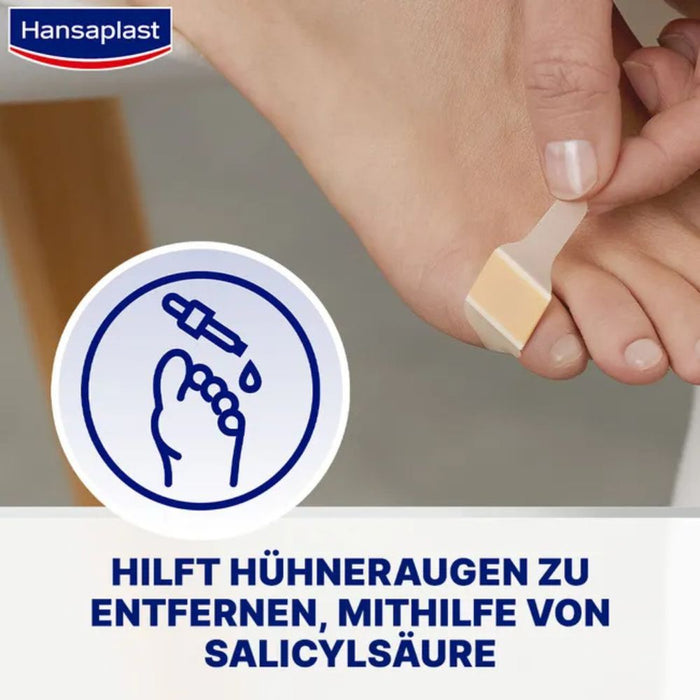 Hansaplast Hühneraugen-Pflaster mindert den Druck sofort, 8 St. Pflaster
