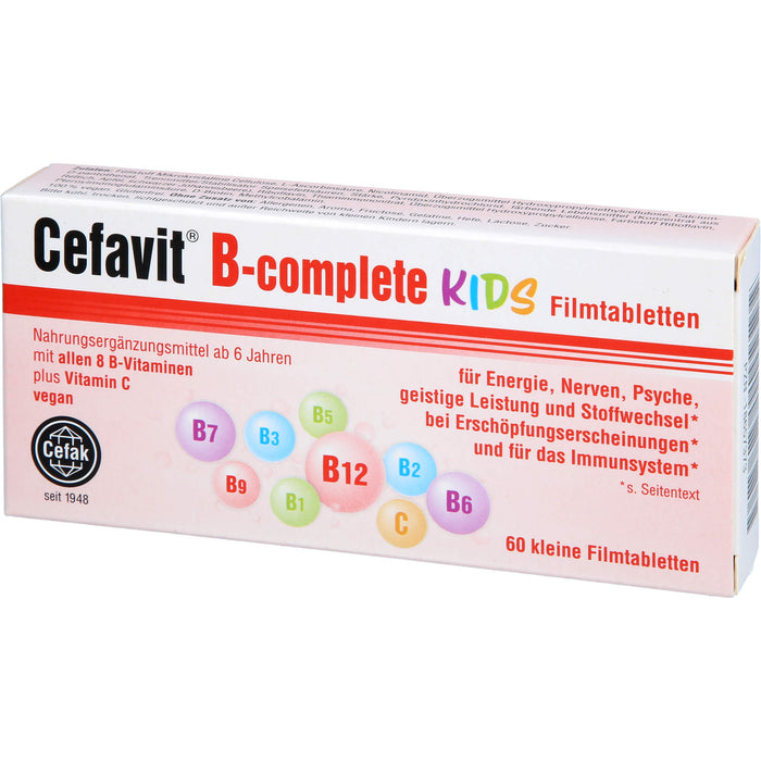 Cefavit B-complete Kids Tabletten, 60 pcs. Tablets
