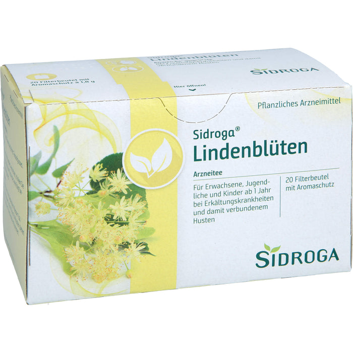 Sidroga Lindenblüten Arzneitee mit Aromaschutz, 20 pc Sachets