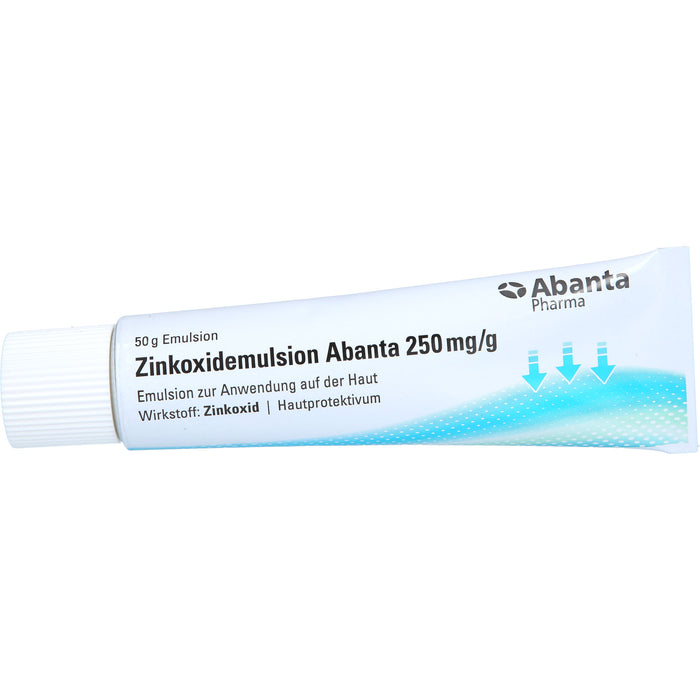 Abanta Pharma Zinkoxidemulsion 250 mg / g Hautprotektivum, 50 g Emulsion