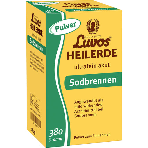 Luvos Heilerde ultrafein akut Pulver gegen Sodbrennen, 380 g Pulver