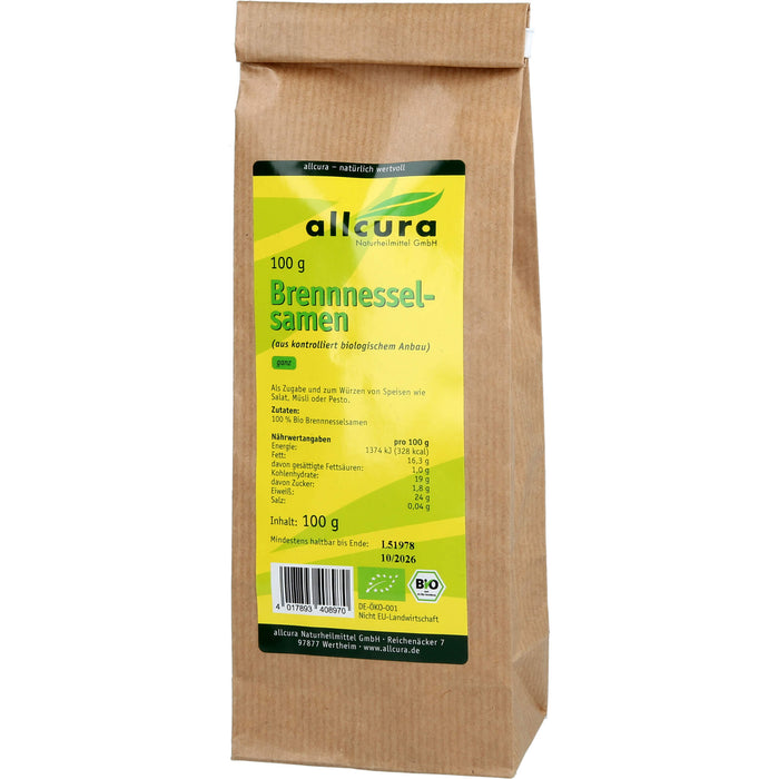 Allcura Brennnesselsamen Bio, 100 g Semences