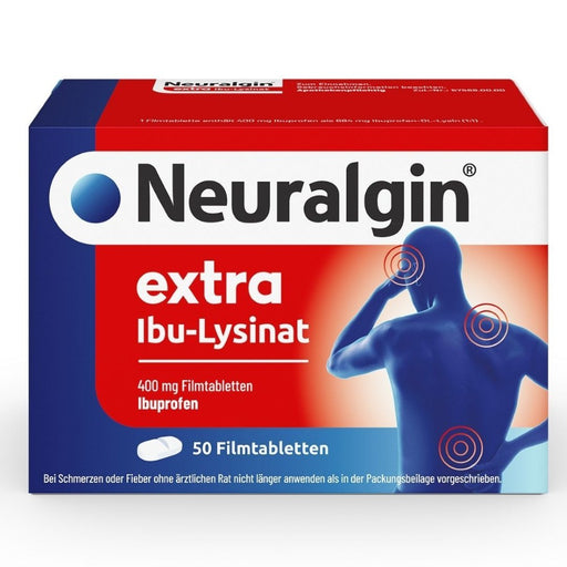 Neuralgin extra Ibu-Lysinat, 50 St. Tabletten