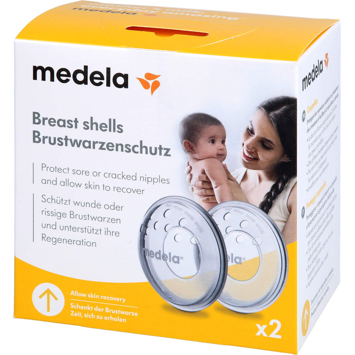 Medela Brustwarzenschutz Schalen mit Silikon-Auflage, 2 pcs. Accessory