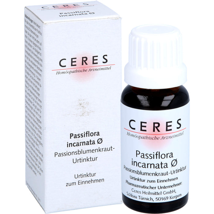 CERES Passiflora incarnata ø Urtinktur, 20 ml Solution