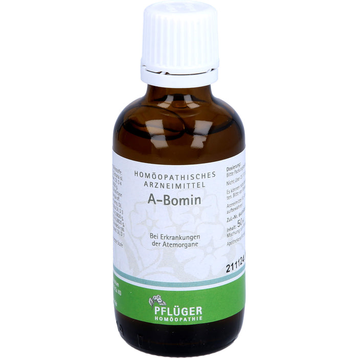 Pflüger A-Bomin Lösung bei Erkrankungen der Atemorgane, 50 ml Solution