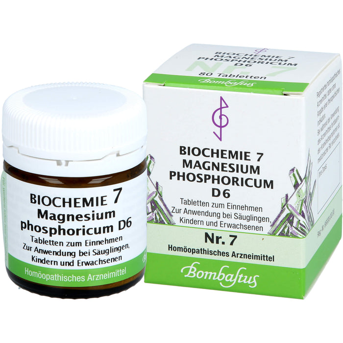 Biochemie 7 Magnesium phosphoricum Bombastus D6 Tbl., 80 pcs. Tablets