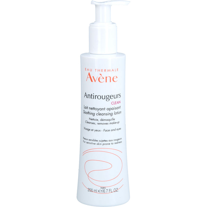 Avène Antirougeurs Clean beruhigende Reinigungsmilch, 200 ml Milch