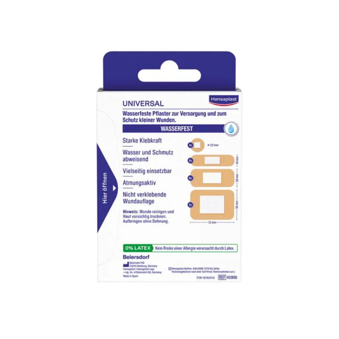 Hansaplast Universal Pflaster Wasserfest 20 Str, 20 pcs. Patch
