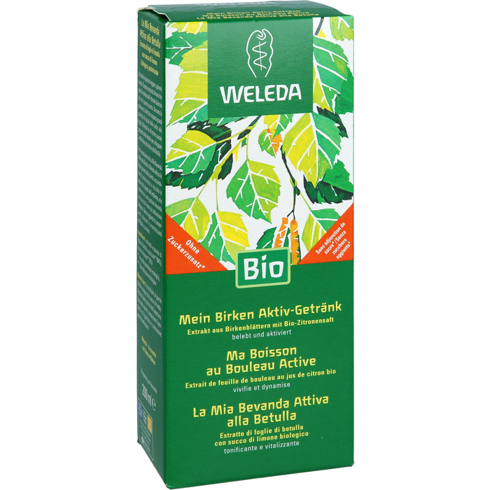 WELEDA Mein Birken Aktiv-Getränk belebt und aktiviert, 200 ml Lösung