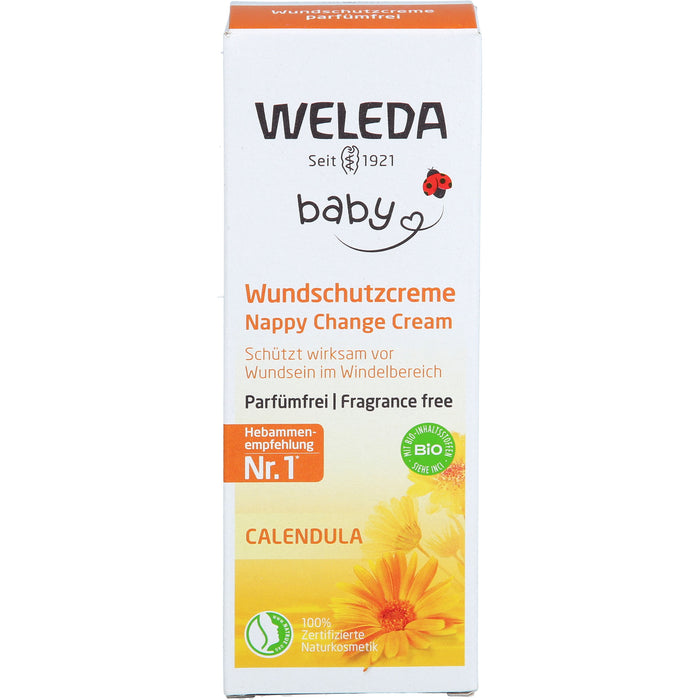 WELEDA Wundschutzcreme parfümfrei beruhigt die zarte Babyhaut, 75 ml Creme