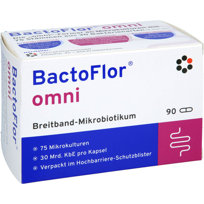 BactoFlor omni Hartkapseln Breitband-Mikrobiotikum, 90 St. Kapseln