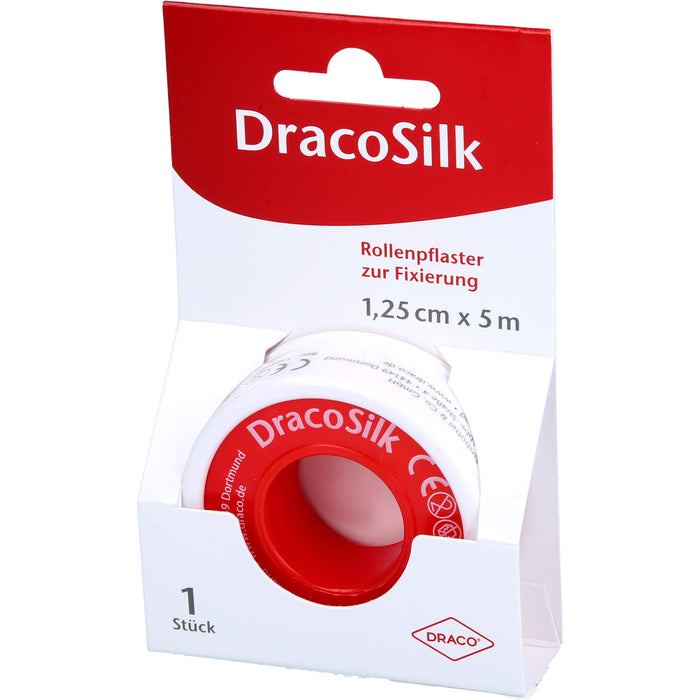 Dracosilk-Rollenpflaster 5 m x 1,25 cm, 1 pc Pansement